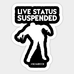 Live Status Zombie Sticker